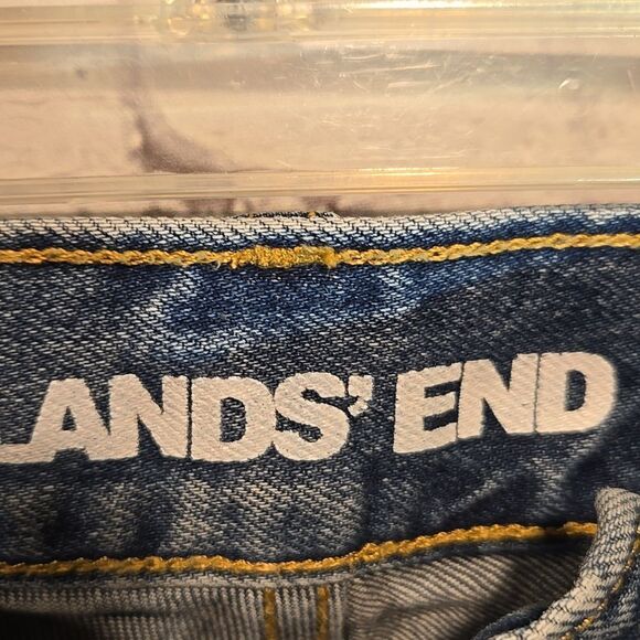 Land's End High Rise Straight Leg Jeans Size 26W - Picture 5 of 11